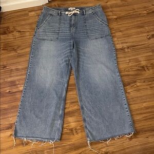 Lucky Brand Blue Wide Leg Jeans